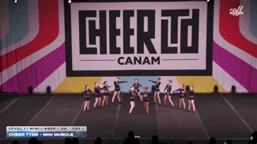 Cheer Tyme - Mini Muscle [2026 L1.1 Mini - PREP - D2 Day 1] 2026 CANAM Grand Nationals