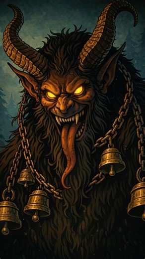 Krampus: The Creature Children Once Feared | Folklore #Shorts #Fyp