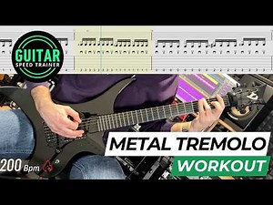 Metal Rhythm Tremolo Picking Workout (Speed & Endurance)