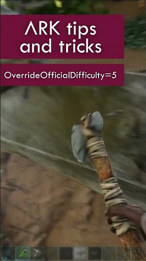 Set your game to the right difficulty! ARK tips and tricks #shorts