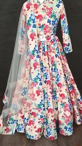 Beautiful Lehenga CHOLI by Myosutra. Floral print. GBP 55 INR 5000 We ship worldwide. | Myosutra | Facebook