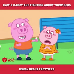 Lucy and Nancy are fighting again 😲 Who would win? #WOANETWORK #Wolfooseries #Wolfoo #cartoonforkids | Wolfoo Series