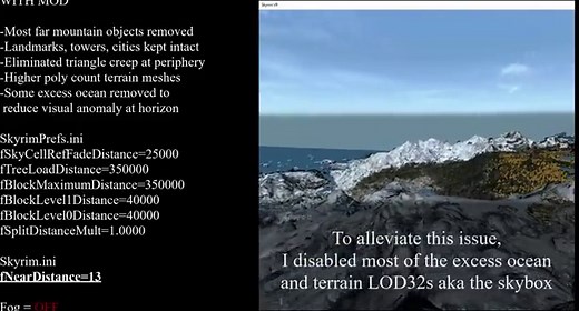 Skyrim VR Visual Noise Reduction Mod