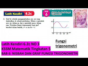 KSSM Matematik Tingkatan 5 latih kendiri 6.2c no3 Nisbah dan graf fungsi trigonometri spm
