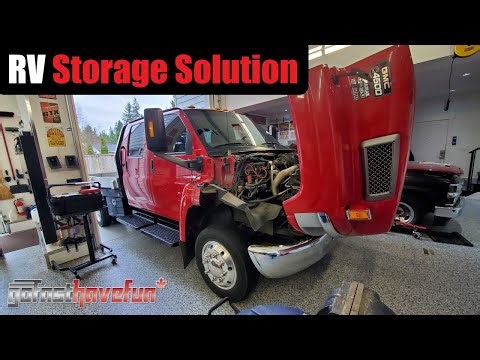 RV Storage Battery Maintenance and Mouse Blocker STORAGE SOLUTION (GMC Topkick) | AnthonyJ350