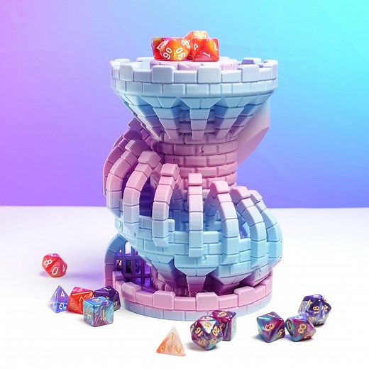 Battlement Dice Tower and Storage Dnd TTRPG Accessory - Etsy