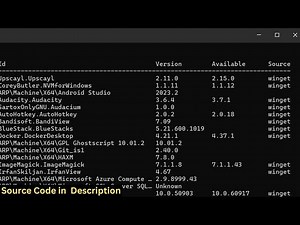 Winget Package Manager Tutorial to Install,Upgrade & Uninstall Windows Programs in Terminal