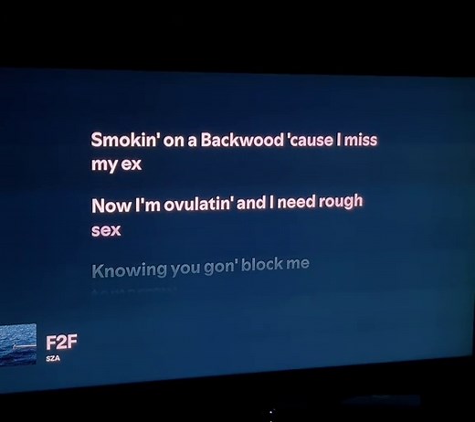 F2F | #SZA #LYRICS #fyp #viral #lyrics_songs | f2f sza