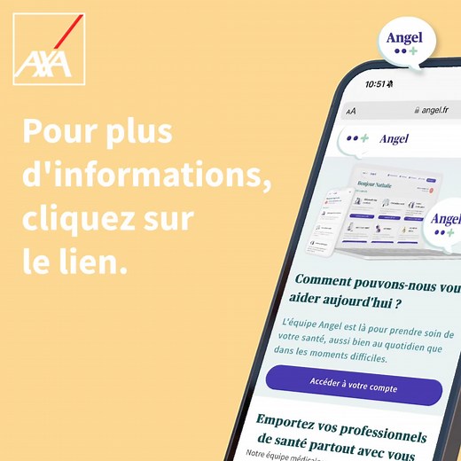 Ce sont les vacances et votre médecin traitant n’est pas là ?🏖 Les assurés Santé #AXA peuvent compter sur Angel pour profiter de l'été sereinement. Des professionnels de santé sont disponibles pour répondre à toutes leurs questions ! Le tout accessible en quelques clics sur www.angel.fr #assurance #pub #sante | AXA