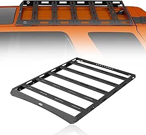 u-Box 2024 4Runner Roof Rack 3/4-Length Cargo Storage Carrier Luggage Basket for 2010-2024 Toyota 4Runner 5th Gen - Overland Cargo Carrier