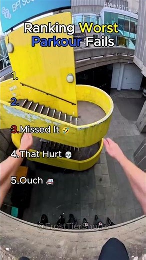 Ranking Worst Parkour Fails Ever