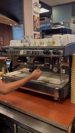 Every perfect cup starts with trust between hands and machine 🙌🏻💫 #javalounge #servingthebestcoffeeintown #coffeemachine #barista | Java Lounge