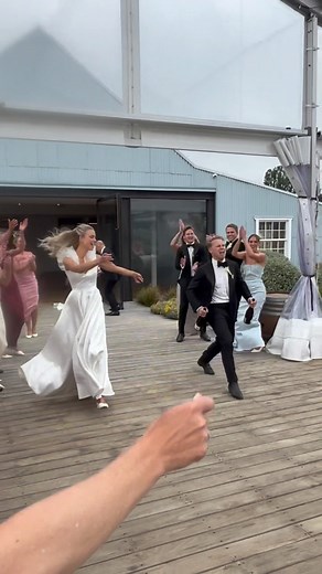 10M views · 78K reactions | That’s an entrance!   @cathyburbs on TikTok #wedding #weddingentrance #weddingday #bride #brideandgroom #weddingfun #weddinginspiration #justmarried #2025bride #2026bride | Bridebook - The No.1 Wedding Planning App | Facebook