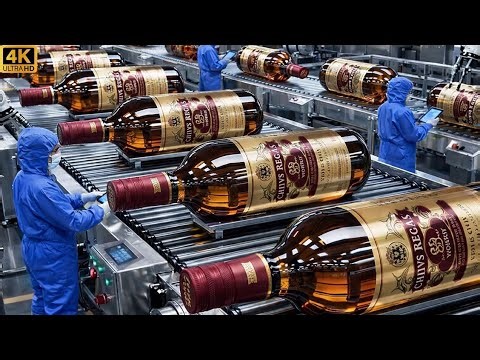 How Grapes Are Turned Into Wine In A Factory | Wine Production Process