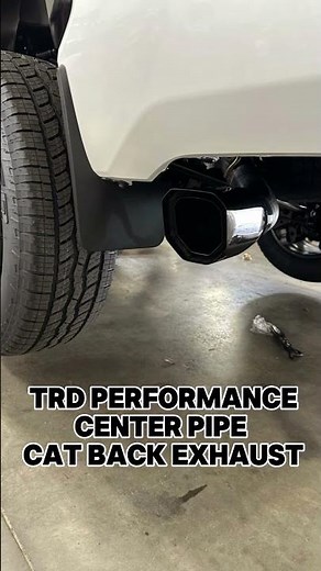TRD Performance Center-back exhaust on 3rd Gen Tundra