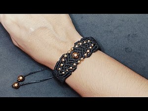 Pulseira Macrame passo a passo estilo Boho/Macrame Bracelet Tutorial.☺️✨