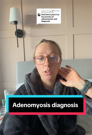 Replying to @Georgia 🌈 Marathon Swimmer the next part of my journey with adenomyosis and sport and how I got to the diagnosis Ignore my crazy hair, I’ve just woke up ok!! #adenomyosis #womeninsports