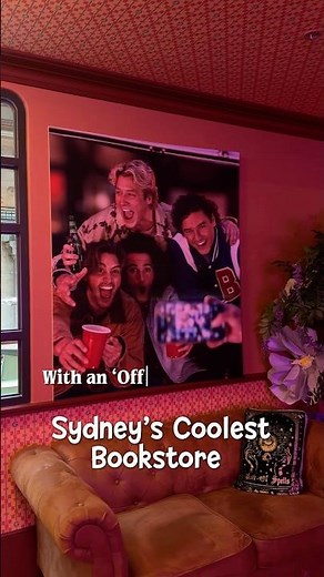 Sydney’s coolest bookshop with off campus and Gilmore girls merch !