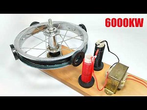 Flywheel Generator Ac 220V Free Energy Device 6000KW Flywheel Generator Use cycle Ring