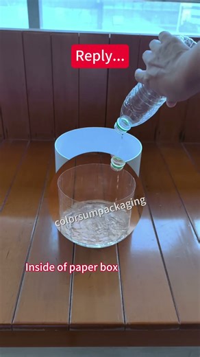 When people ask how paper flower box be waterproof...#flowerbox #waterproofbox #colorsum