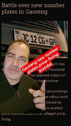 Gauteng new number plates price-fixing scandal explained