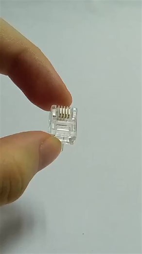 RJ11 6P4C Plug Telephone Line Connector