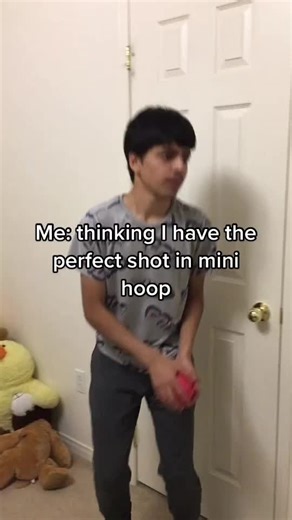 Playing mini hoop basketball be like 🏀 #minihoop #basketball