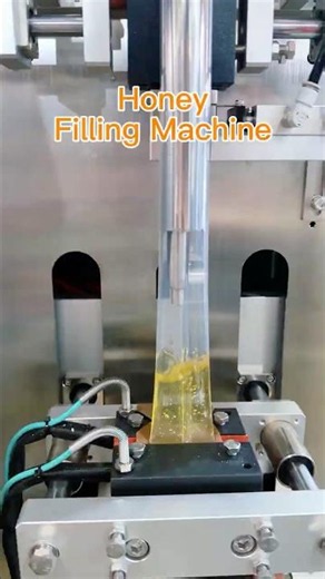 Honey Sachet Packing Machine for Custom Shaped Pouches | Compact Liquid Packing