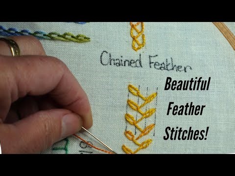 2 Feather Stitches Every Embroidery Enthusiast Should Know