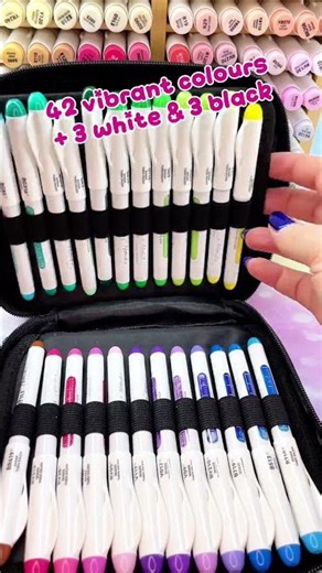 Ohuhu Nahuku Acrylic Markers!💖Swatch with Me💖