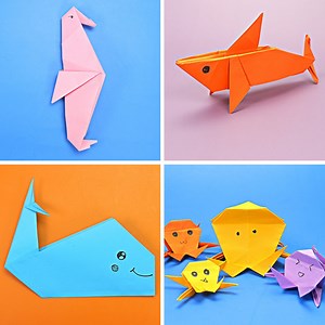 7.8K views · 136 reactions |  ORIGAMI MARINE ANIMALS  Is anyone...