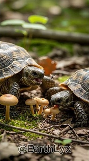 Relaxing Nature Short Turtle Exploring Forest Floor | Wildlife Moment #animalshorts