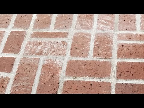 DIY Patio Brick Mortar Repair