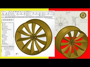 Solidworks tutorial Wheel Rim