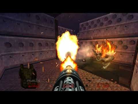 Brutal Doom 64 - Level 8: Final Outpost (Full 100%)