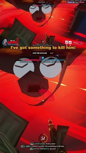 Artillery Targeted ME in Overwatch 2 and THIS Happened! 🔥 #Overwatch2 #Underwatch #Clips