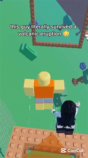 The Man Who Escaped a Volcano 😱 #roblox #robloxrant #rblx #relatable