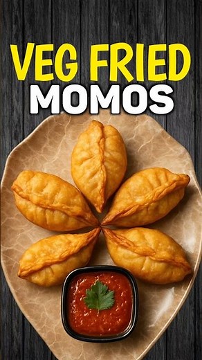 Veg Fried Momos Recipe | How to Make Street Style Crispy Momos at Home | Crunchy Snack Recipe