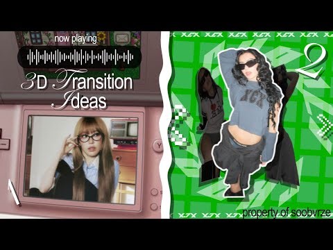 crazy 3D transition ideas to make your edits COOLER! (hard + easy) || after effects