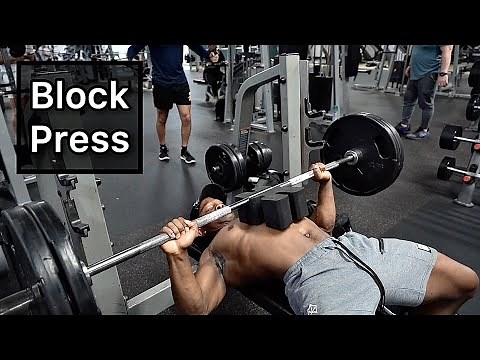 HOW TO BLOCK PRESS