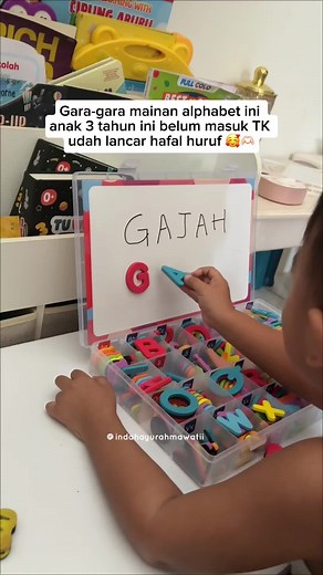 Belajar Alfabet dengan Mainan Anak yang Seru