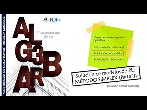 Método simplex (solución óptima múltiple)