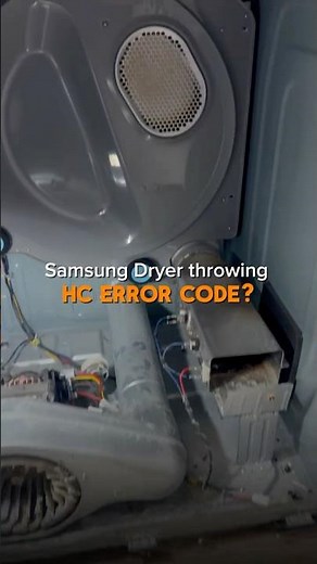 Samsung Dryer HC Error – Thermostat Replacement & Lint Clean | Summerville, SC #dryerrepair