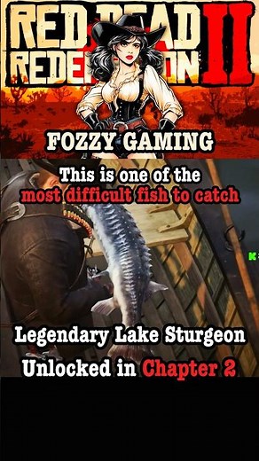 Spent 2 Hours Catching Legendary Lake Sturgeon in RDR2 🎣🔥 | Red Dead Redemption 2 Fishing #rdr2