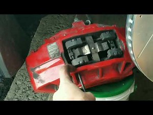 C7 Corvette install Brake rotors and pads.