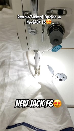 New Jack F6 Reverse Forward function✅#sewingmachine #sewingtools #sewingtipsandtricks #diy