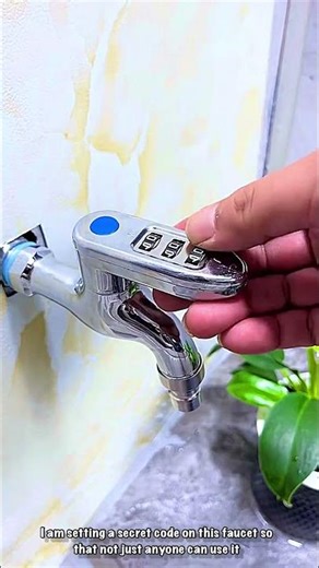 Water Safety Innovation with Numeric Code Faucet System