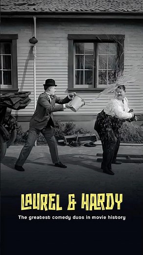 Laurel and Hardy: The greatest classic comedic videos #laurelhardy