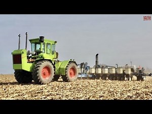 STEIGER Super Wildcat Tractor Planting Soybeans