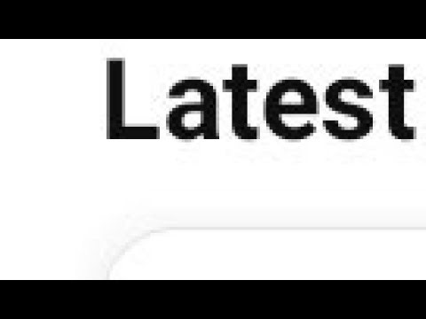 Latest Video